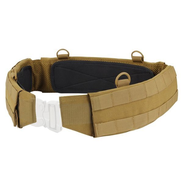 SLIM BATTLE BELT, COYOTE BROWN, M, Condor Outdoor Products, Mfr#: 121160-498-M