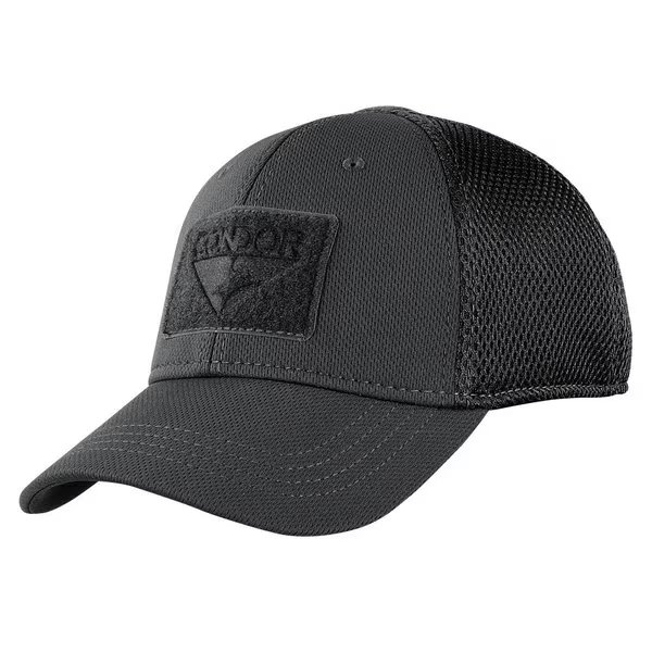 FLEX TACTICAL MESH CAP, BLACK, S, Condor Outdoor Products, Mfr#: 161140-002-S