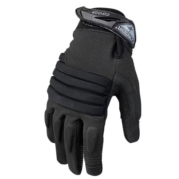 STRYKER PADDED KNUCKLE GLOVE, BLACK, Condor Outdoor Products, Mfr#: 226-002-12