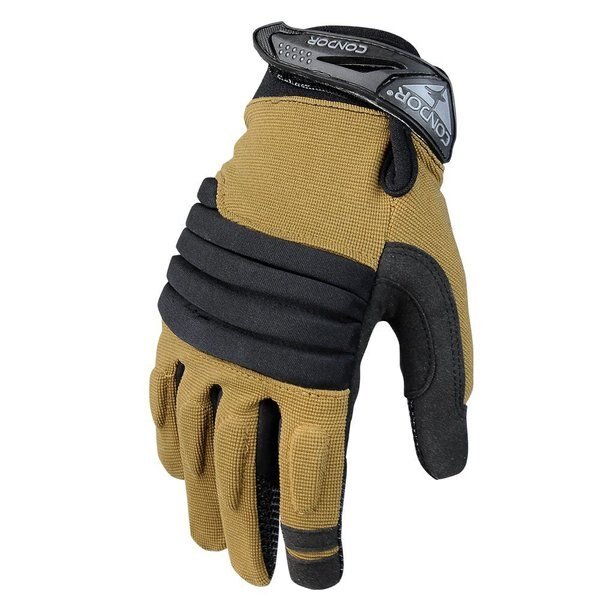 STRYKER PADDED KNUCKLE GLOVE, TAN, Condor Outdoor Products, Mfr#: 226-003-12