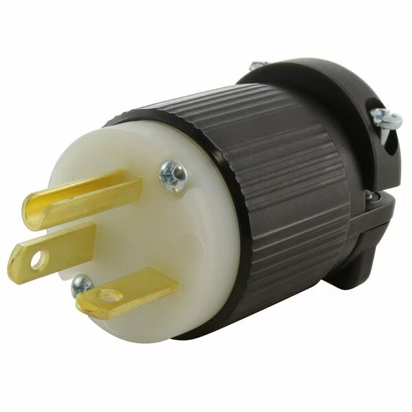 NEMA 6-20P 20A 250V Straight-blade Plug with UL, C-UL Approval, Ac Works, Mfr#: AS620P