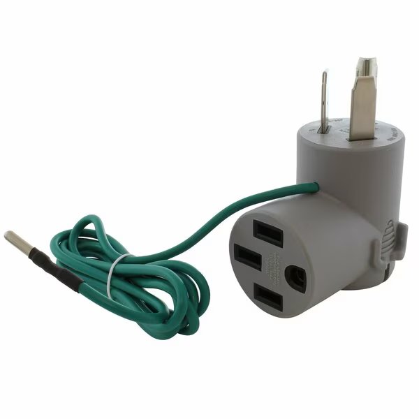 EV Charging Adapter NEMA 10-30P 3-Prong Dryer Plug to Tesla EV Charging, Ac Works, Mfr#: EV1030MS