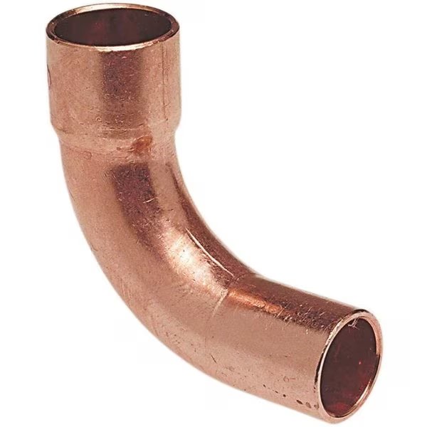 1/4 in. Wrot Copper 90-Degree Ftg x C Long Radius Elbow, Nibco, Mfr#: CP6072LT14