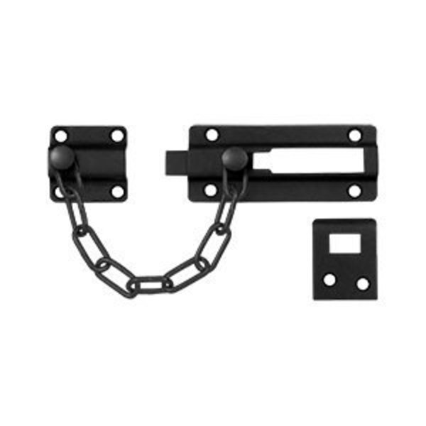 Paint Black Solid Brass 7 Chain Door Bolt, 10PK, Deltana, Mfr#: CDG35U19-XCP10