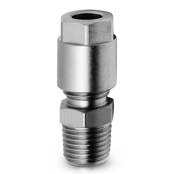 1050 4-1/8 Universal Fitting, 1/8" Male Thread, Camozzi, Mfr#: 1050 4-1/8