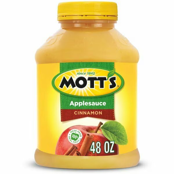 Mott's Cinnamon Applesauce 48 oz. Plastic Jar, PK8, Motts, Mfr#: 10029845