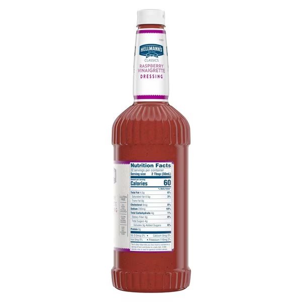 Hellmann's Dressing Raspberry Vinaigrette 6 32 Fo, PK6, Hellmanns, Mfr#: 000000000067577