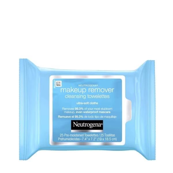 Makeup Remover Ultra-Soft Cleansing Towelettes 25 Towelettes, PK6, Neutrogena, Mfr#: 6805105