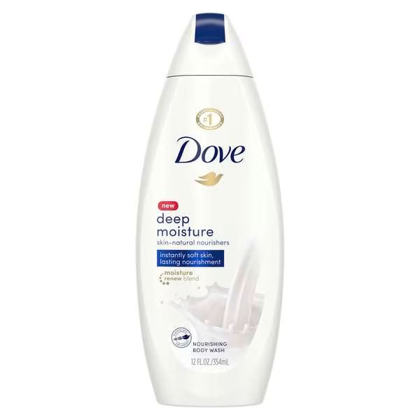 Dove Deep Moisture Body Wash 12 fl. oz. Bottle, PK6, Dove, Mfr#: 12341