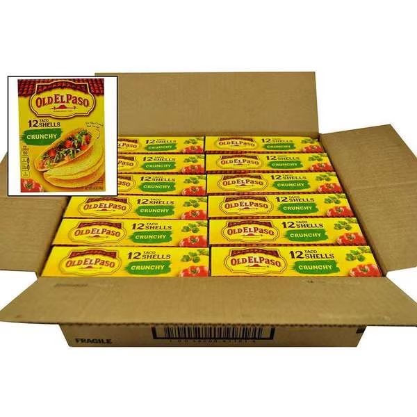 Old El Paso Shells 5 Taco, PK12, Old El Paso, Mfr#: 46000-81101