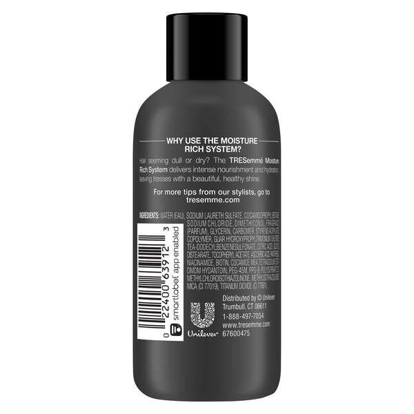 Tresemme Moisture Rich Vitamin E Shampoo 3 oz. Bottle, PK12, Tresemme, Mfr#: 63912