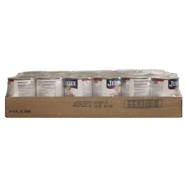 12 oz. Jerzee E/S Evaporated Milk, PK24, Jerzee, Mfr#: 81001-523416