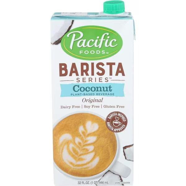 Barista Series Original Coconut Milk 32 fl. oz. Carton, PK12, Pacific Foods, Mfr#: 04313