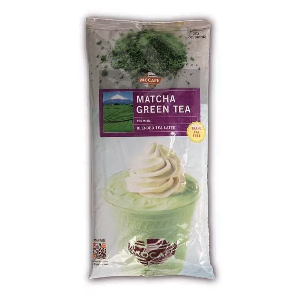 Mocafe Matcha Green Tea Latter 3lbs Bag, PK4, Mocafe, Mfr#: 794399