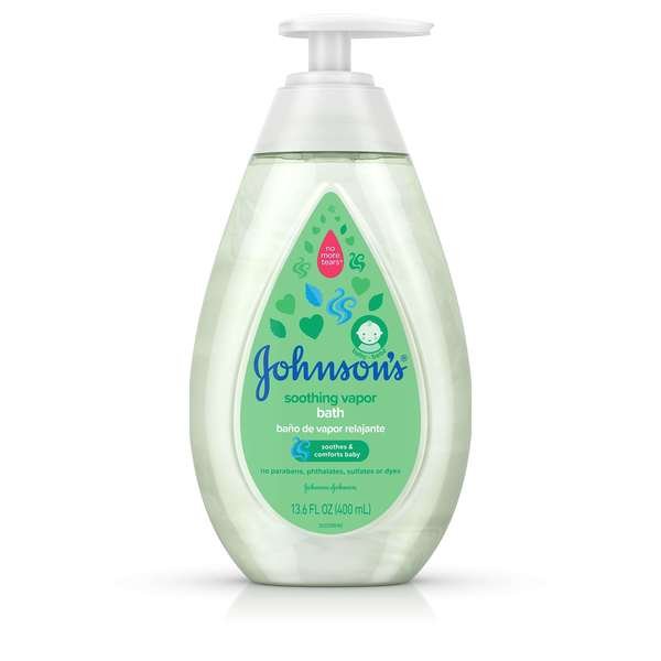Johnson & Johnson Vapor Soothing Bath 13.6 oz. Bottle, PK24, Johnson & Johnson, Mfr#: 1117725