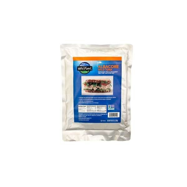 Albacore Tuna With Sea Salt 43 oz., PK6, Wild Planet Foods, Mfr#: 10829696001149