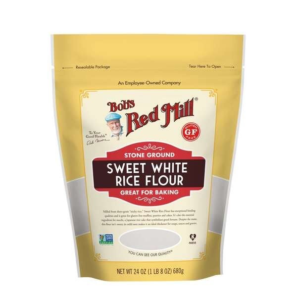 Bob's Red Mill Sweet White Rice Flour 24 oz. Pouches, PK4, Bobs Red Mill Natural Foods, Mfr#: 5038S244