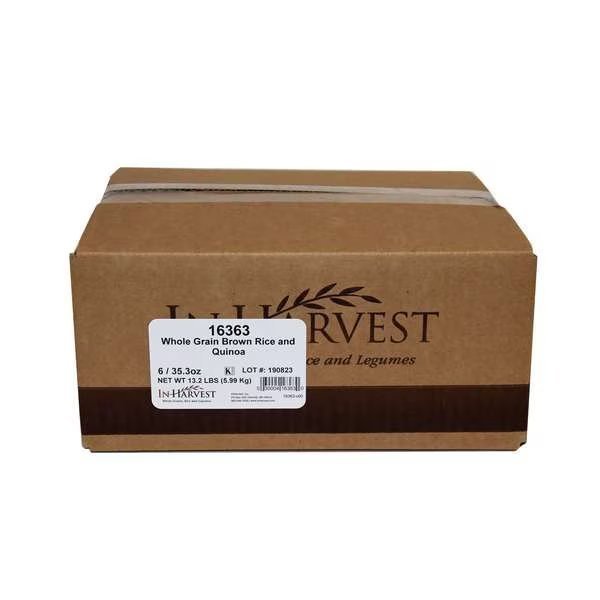 Whole Grain Brown Rice & Quinoa 2.2lbs, PK6, Inharvest, Mfr#: 16363