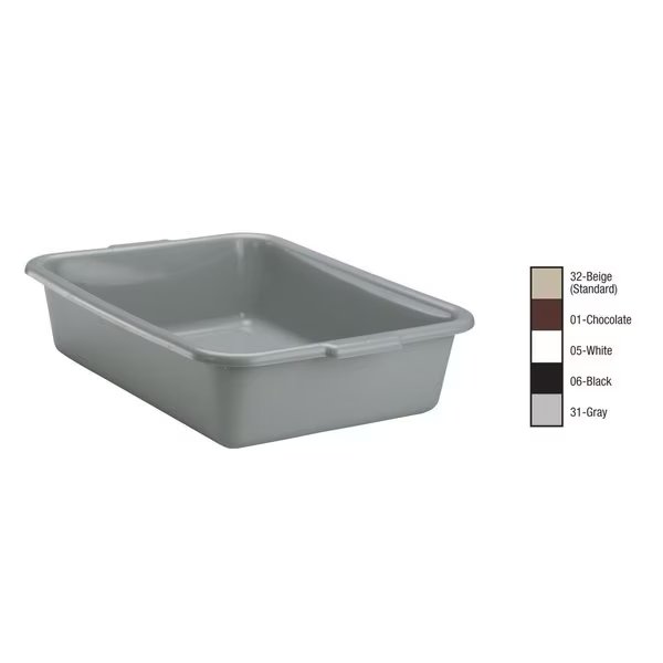 Vollrath Deluxe Bus Box Gray, Vollrath, Mfr#: 1521-31