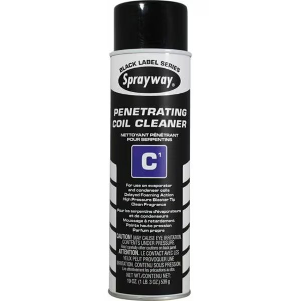 C1 Penetrating Coil Cleaner, 20oz, Sprayway, Mfr#: SW287-1