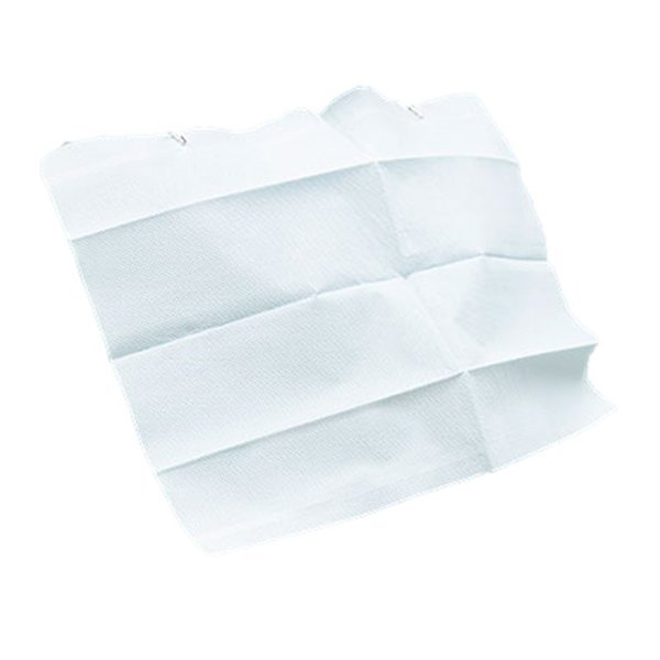 Bib 13½" X 18" Ttp 2-Ply White, 125/Pk, 500/Cs, 500PK, Dealmed, Mfr#: 782080