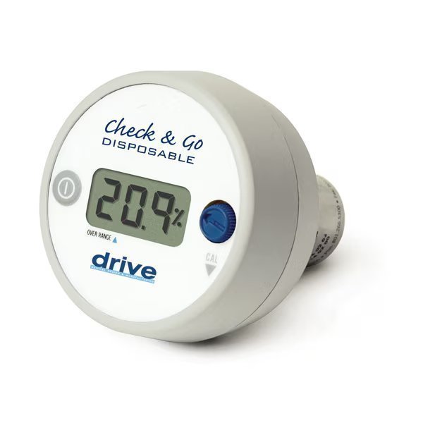 O2 Analyzer w/ 3 Digit LCD Display, Drive Medical, Mfr#: 18580