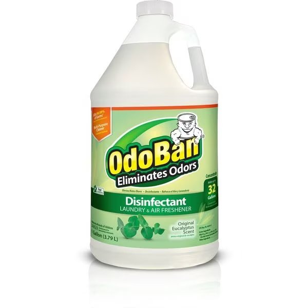 Odor Eliminator Disinfectant Cleaner Concentrate, 1 Gallon, Eucalyptus, Odoban, Mfr#: 911061-G4