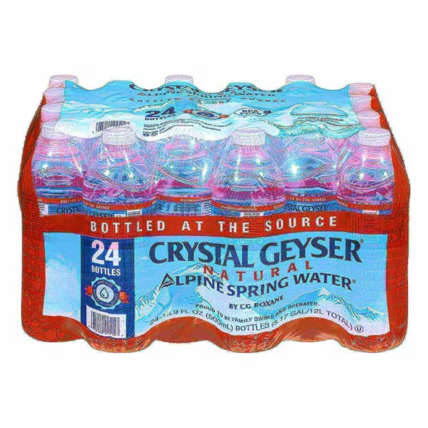 Crystal Geyser Natural Alpine Spring Water, 16.9oz Bottles, 24 Bottles/Case, Crystal Geyser, Mfr#: CGW24514