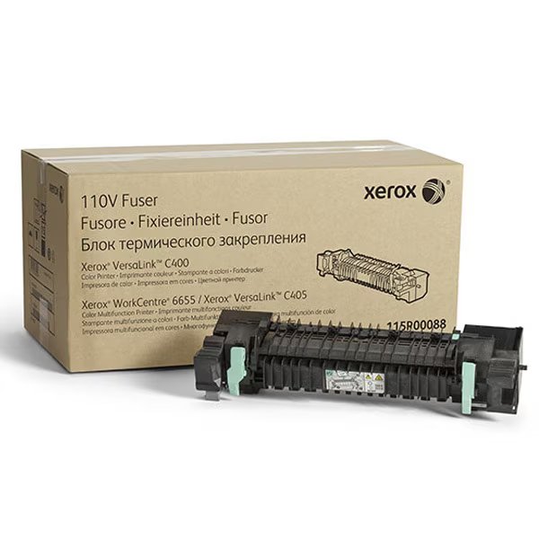 Xerox Fuser, 110V, 100000 Yield, Xerox, Mfr#: 115R00088