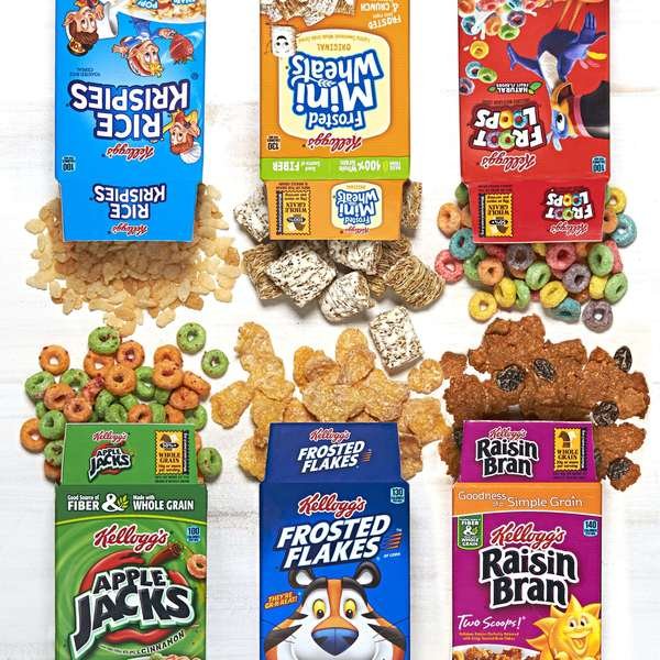 Kellogg's All Family Cereal Assortment, PK72, Kelloggs, Mfr#: 3800022055
