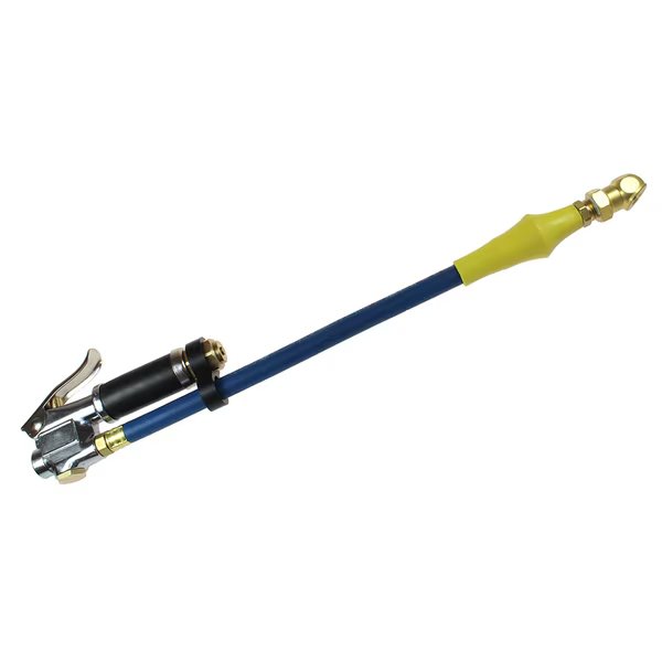 Inflator Gauge w/Bleeder Ball Foot Chuck 10-90