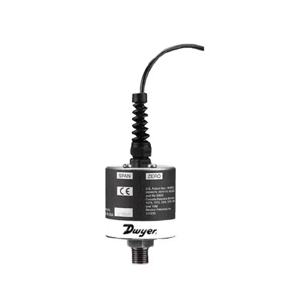Industrial Pressure Transmitter, 250 PSI, Dwyer Instruments, Mfr#: 682-3