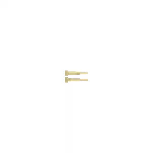 Industrial thermometer thermowells, brass, 2-1/2in insertion L, 2-1/2in lag., Dwyer Instruments, Mfr#: IT-W07