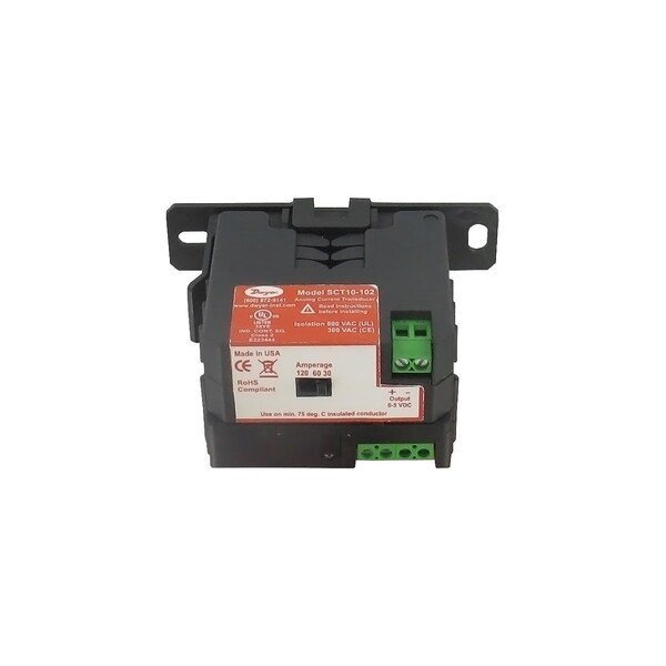 Current transducer, split core, 4-20 mA output, range 30/60/120A, Dwyer Instruments, Mfr#: SCT10-100