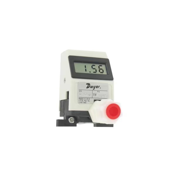 Liquid turbine flow meter, range 3.2 to 32 GPH 0.2 to 2 LPM, 1/4in OD connection, Dwyer Instruments, Mfr#: TFP-LI07