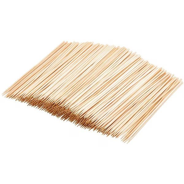 Barbecue Accessories, Barbecue Skewers, Bamboo, 500 Pieces, 6 Inches, Blue Donuts, Mfr#: BD3688919