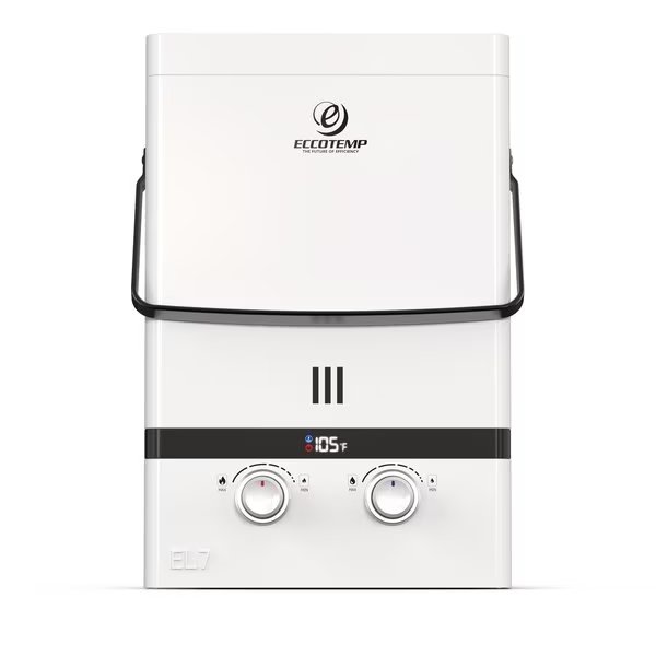 Luxé 1.85 GPM 52K BTU Outdoor Portable Tankless Water Heater with LED Display, Eccotemp, Mfr#: EL7