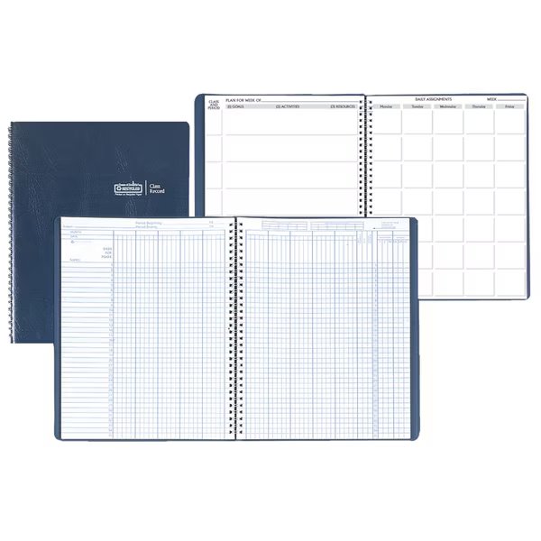 Combination Lesson Planner & Class Record Book, PK2, House Of Doolittle, Mfr#: 516-07