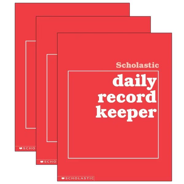 Scholastic Daily Record Keeper, PK3, Scholastic Teaching Resources, Mfr#: SC-0590490680