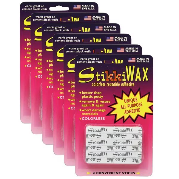 StikkiWAX™ All-Purpose Adhesive, PK36, Stikkiworks, Mfr#: 02000