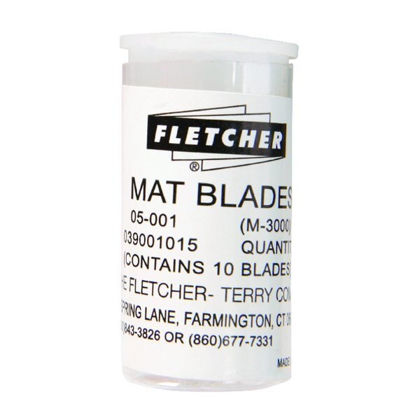 -Terry Mat Cutting Steel Single Edge Replacement Blade .5 in. L 10 pc, Fletcher-Terry, Mfr#: 05-001