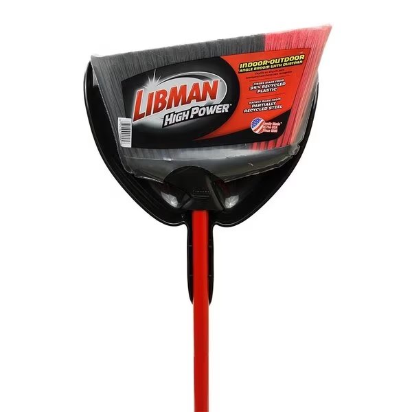 Angled, Stiff, Black/Red, Libman, Mfr#: 905