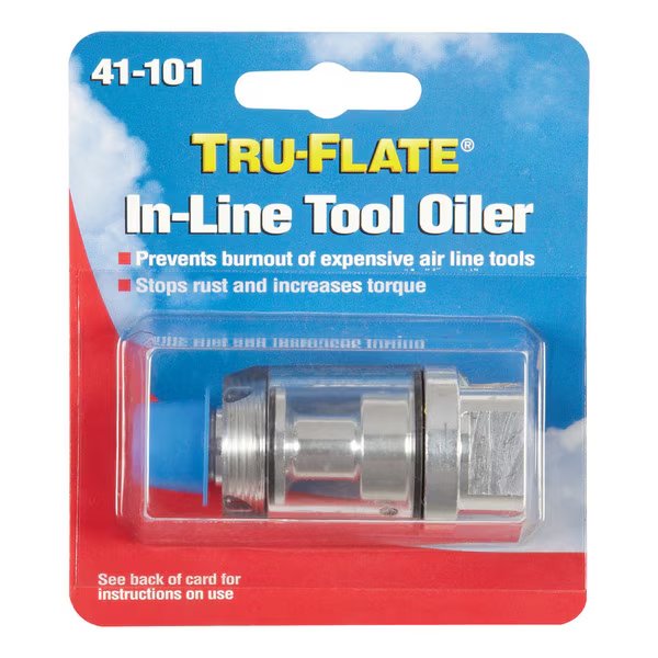 IN-LINE TOOL OILER 1/4"", Tru-Flate, Mfr#: 41101