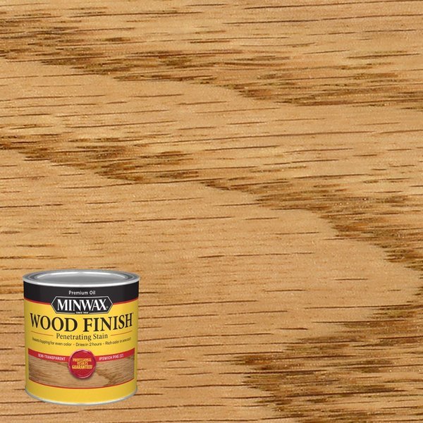 Wood Finish Semi-Transparent Ipswich Pine Oil-Based Penetrating Wood Stain 0.5 pt, Minwax, Mfr#: 222104444