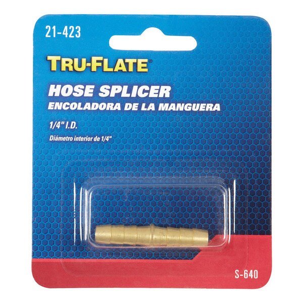 AIR HOSE SPLICER 1/4""ID, Tru-Flate, Mfr#: 21423