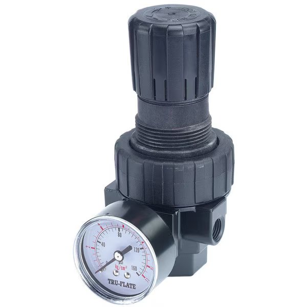 Regulator W/Gauge 160Psi, Tru-Flate, Mfr#: 24404