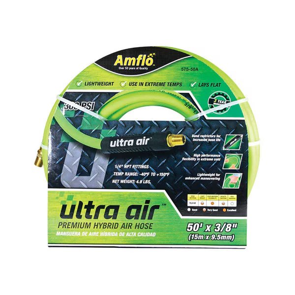 Hose Ultra Air Hybrid50', Amflo, Mfr#: 575-50A