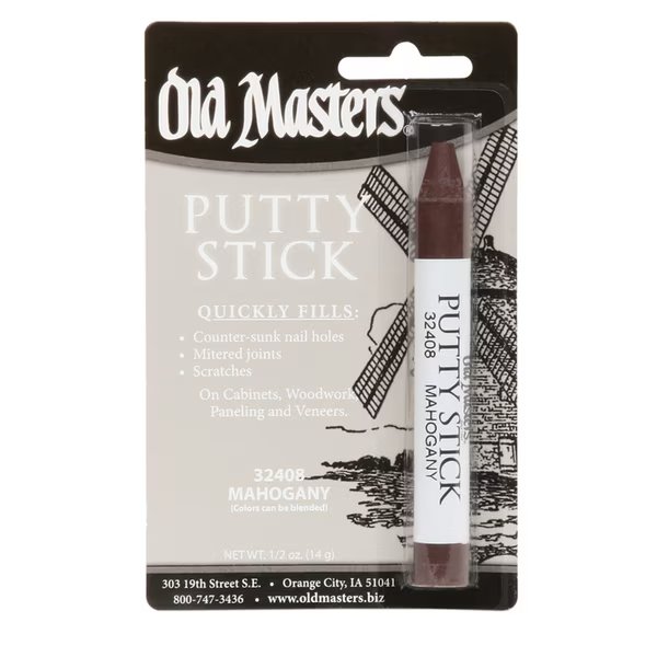 Putty, Stick, Mahogany, Old Masters, Mfr#: 32408