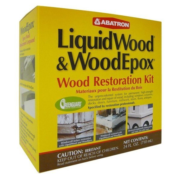 LiquidWood and WoodEpox Beige Wood Restoration Kit 24 oz, Abatron, Mfr#: WRK60R