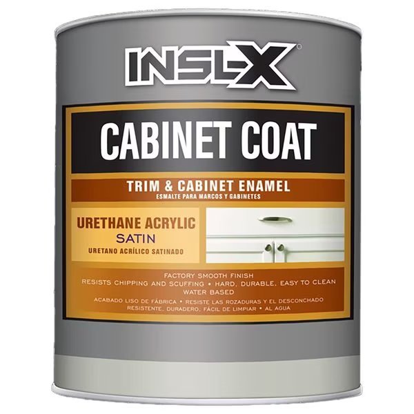 Trim & Cabinet Paint, Satin, 1 qt, Insl-X By Benjamin Moore, Mfr#: CC653B099-04